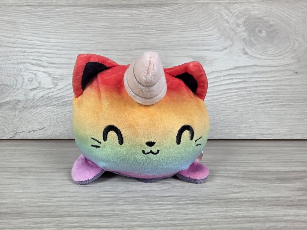 Plushiverse Reversible Cat Unicorn Plush Rainbow Kawaii SU57